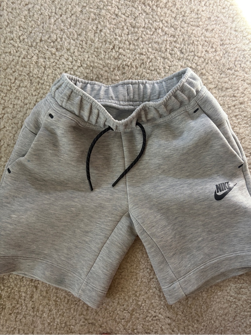 Nike Tech - Light Gray Fleece Shorts
